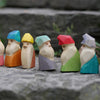 7 Zwerge Holzfiguren-Set
