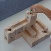 Murmelbahn aus Holz, 16er Set