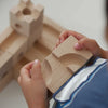 Murmelbahn aus Holz, 16er Set