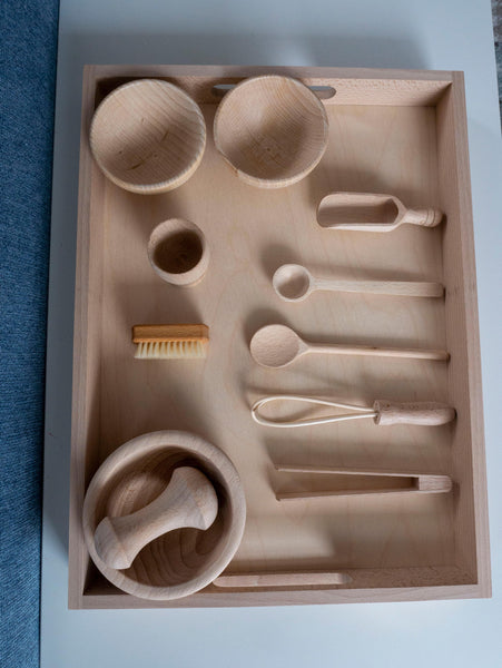 Holztablett-Set Düsseldorf - Labyrinthkiste