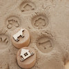 Sandstempel aus Holz „Der Bauernhof“, handgefertigt