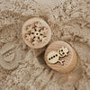 Sandstempel aus Holz mit Wintermotiven, handgefertigt