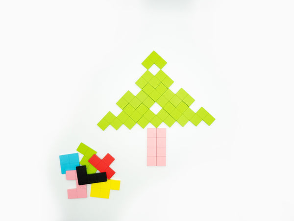 Holzpuzzle „Geo-Form"